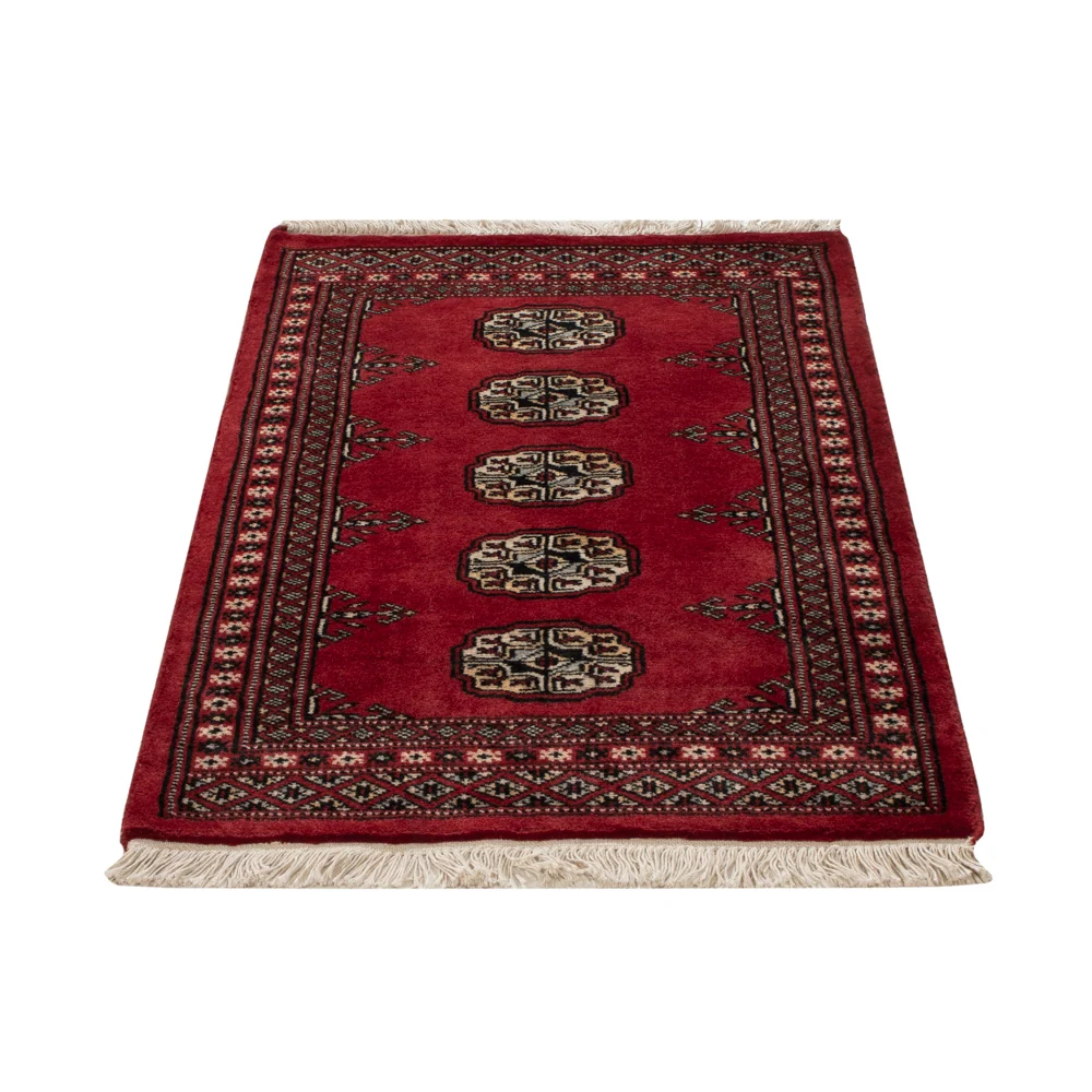 Pakistan teppe - 95 x 62 cm - rød
