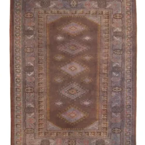 Pakistan teppe - 285 x 200 cm - mørk brun