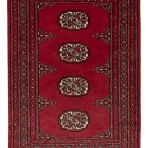 Pakistan teppe - 97 x 63 cm - rød