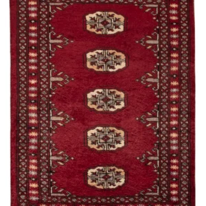 Pakistan teppe - 92 x 63 cm - rød