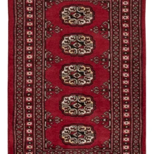 Pakistan teppe - 95 x 61 cm - rød