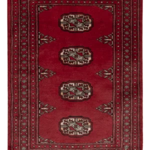 Pakistan teppe - 94 x 63 cm - rød