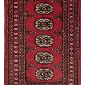 Pakistan teppe - 95 x 60 cm - rød