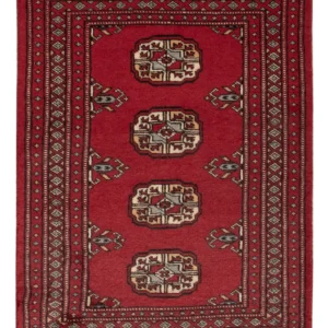 Pakistan teppe - 90 x 63 cm - rød