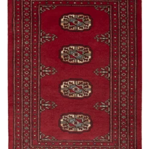 Pakistan teppe - 93 x 63 cm - rød