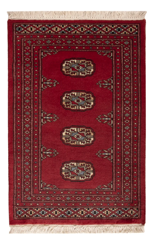 Pakistan teppe - 93 x 63 cm - rød