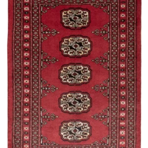Pakistan teppe - 98 x 63 cm - rød