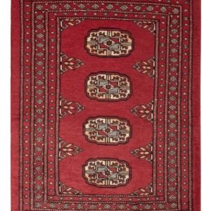 Pakistan teppe - 92 x 65 cm - rød