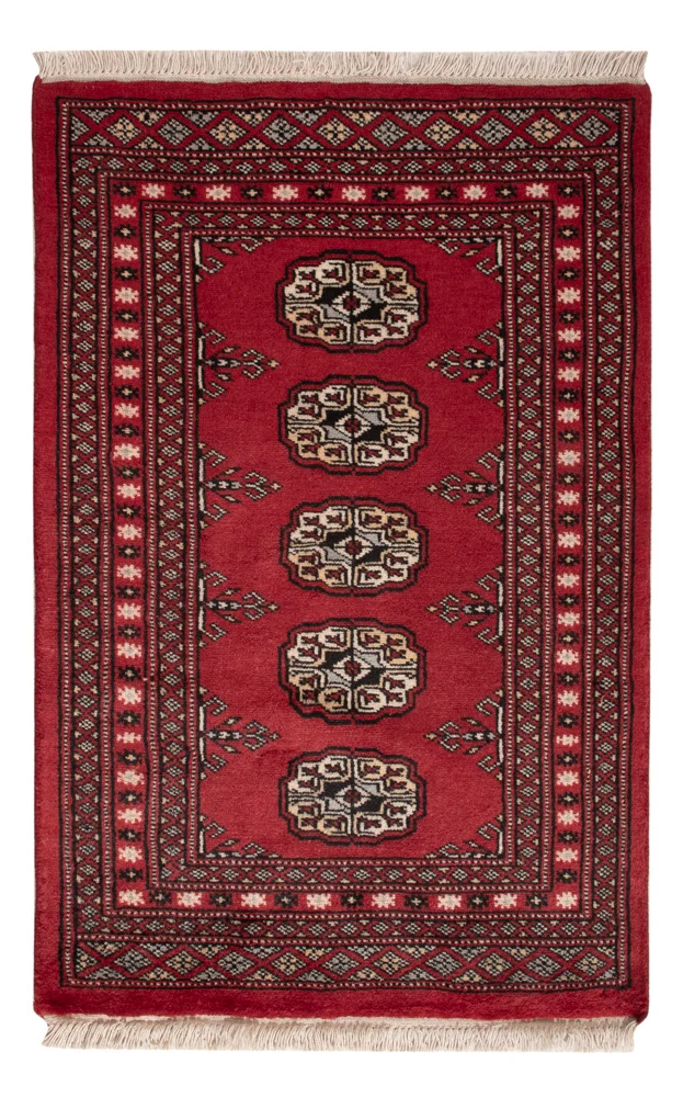 Pakistan teppe - 95 x 61 cm - rød