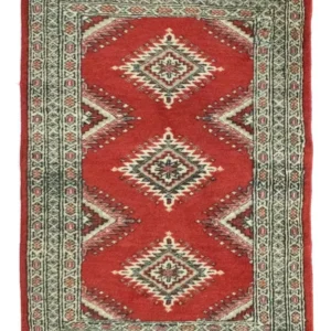 Pakistan teppe - 82 x 63 cm - rød