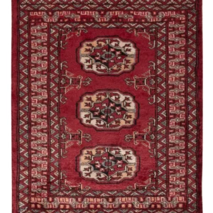 Pakistan teppe - 90 x 64 cm - rød