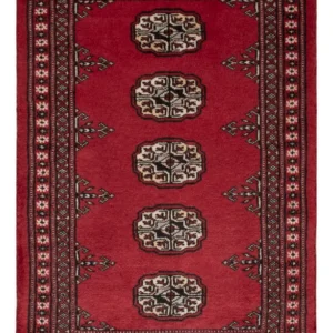 Pakistan teppe - 95 x 62 cm - rød