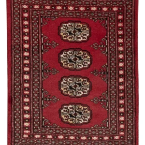 Pakistan teppe - 84 x 63 cm - rød