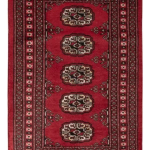 Pakistan teppe - 95 x 62 cm - rød
