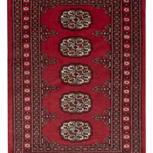 Pakistan teppe - 95 x 63 cm - rød