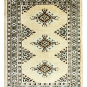Pakistan teppe - 95 x 64 cm - beige