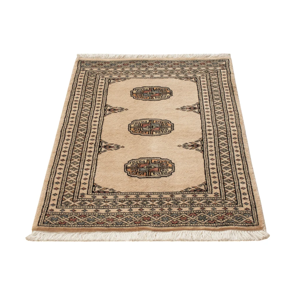Pakistan teppe - 96 x 60 cm - krem