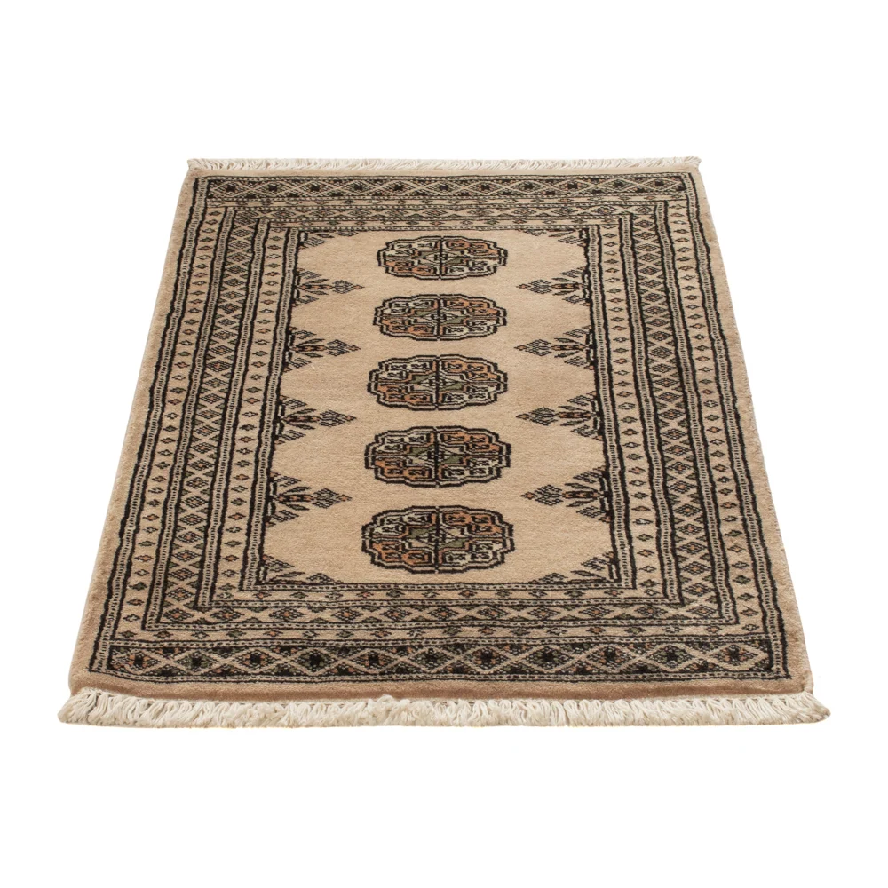 Pakistan teppe - 98 x 63 cm - krem