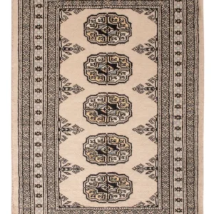 Pakistan teppe - 90 x 62 cm - krem
