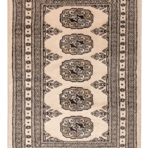 Pakistan teppe - 96 x 61 cm - krem