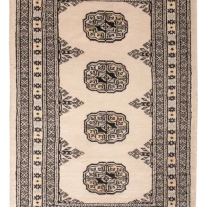 Pakistan teppe - 98 x 61 cm - krem