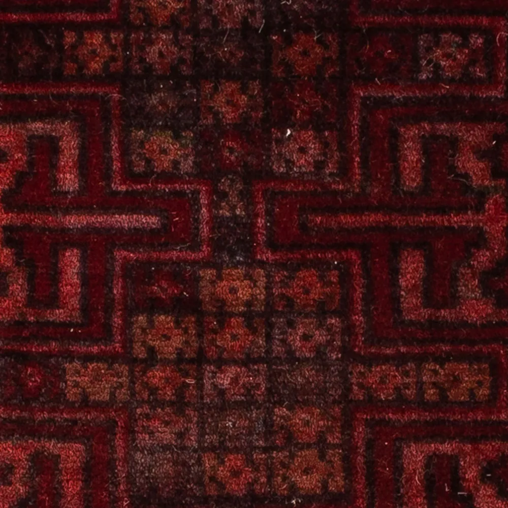 Pakistan teppe - 76 x 56 cm - lys rød