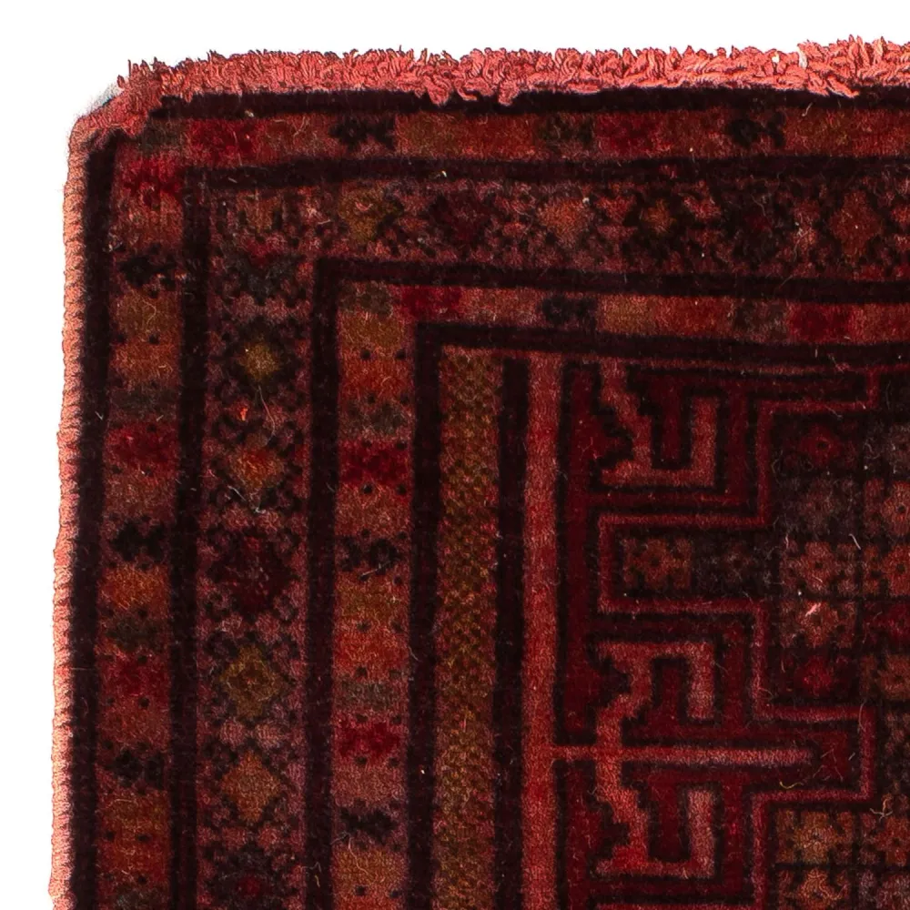 Pakistan teppe - 76 x 56 cm - lys rød