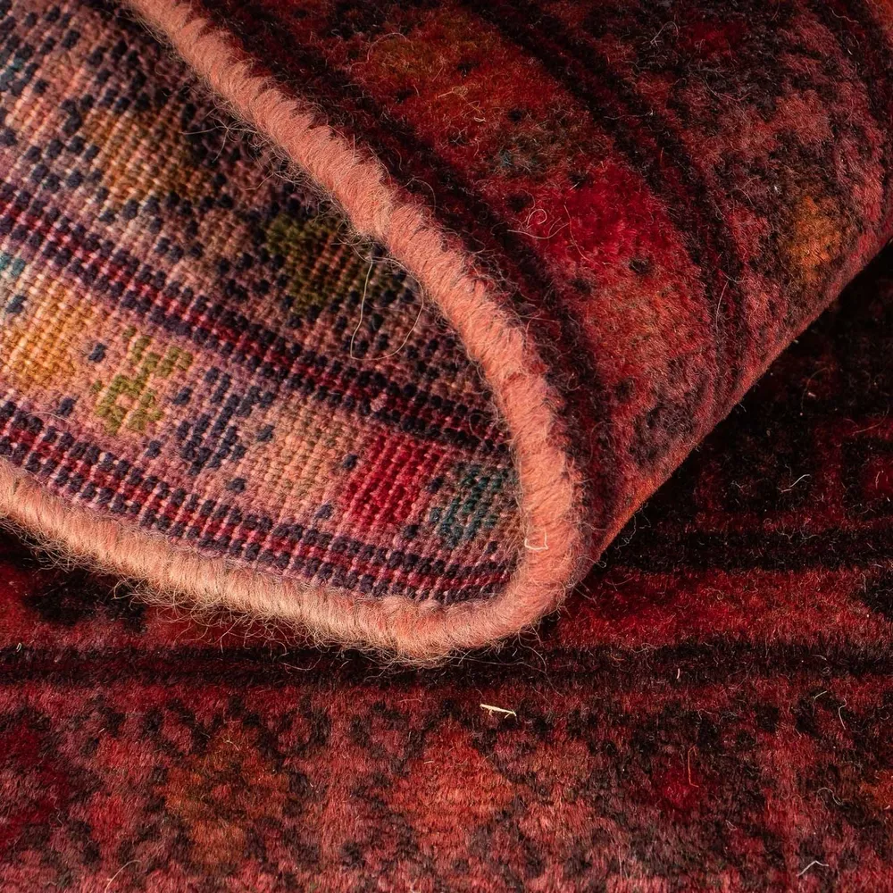 Pakistan teppe - 76 x 56 cm - lys rød