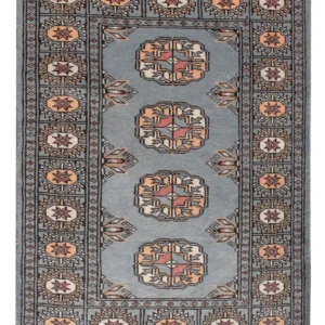 Pakistan teppe - 96 x 63 cm - lyseblå