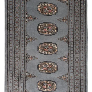 Pakistan teppe - 99 x 61 cm - lyseblå