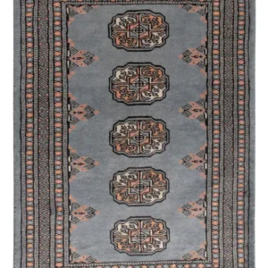 Pakistan teppe - 92 x 63 cm - lyseblå