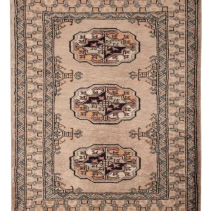 Pakistan teppe - 94 x 65 cm - lysebrun