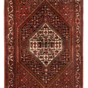 Persisk teppe - Bijar - 102 x 74 cm - rød