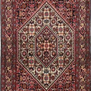 Persisk teppe - Bijar - 102 x 70 cm - rust