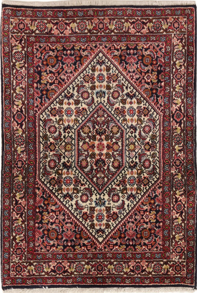 Persisk teppe - Bijar - 102 x 70 cm - rust
