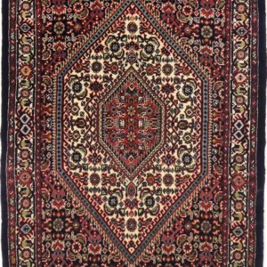 Persisk teppe - Bijar - 103 x 72 cm - rust