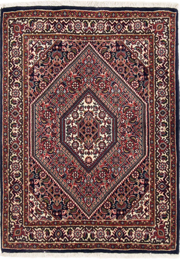 Persisk teppe - Bijar - 103 x 77 cm - rust