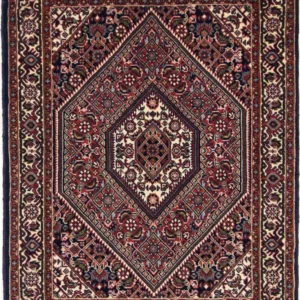Persisk teppe - Bijar - 104 x 76 cm - rust