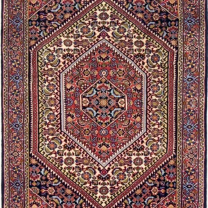 Persisk teppe - Bijar - 104 x 75 cm - rust
