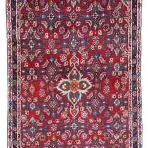 Persisk teppe - Bijar - 115 x 78 cm - rød
