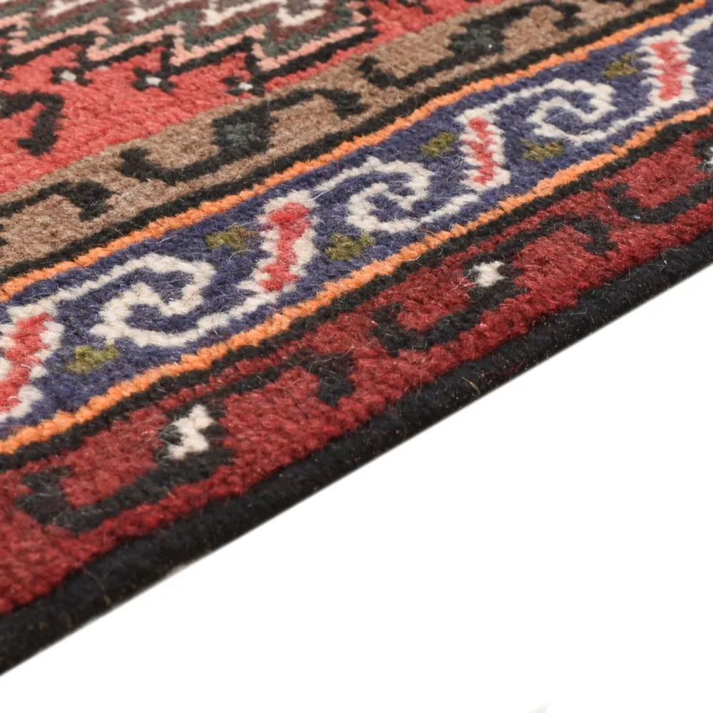 Persisk teppe - Bijar - 136 x 96 cm - lys rød