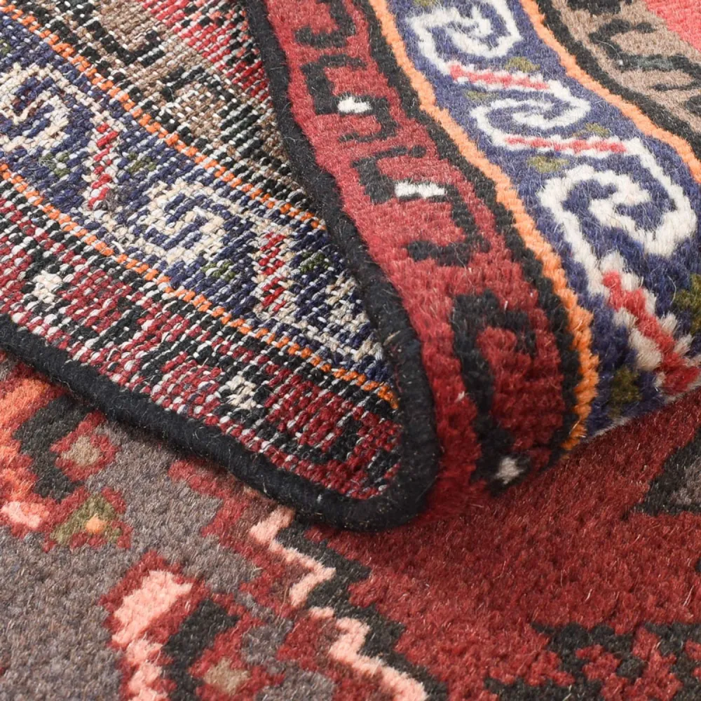 Persisk teppe - Bijar - 136 x 96 cm - lys rød