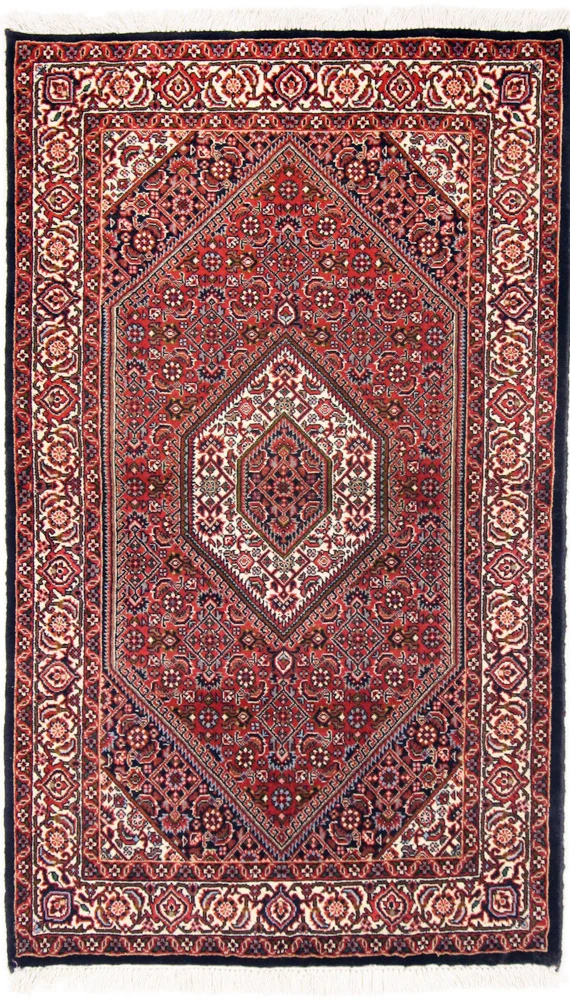 Persisk teppe - Bijar - 136 x 82 cm - rust