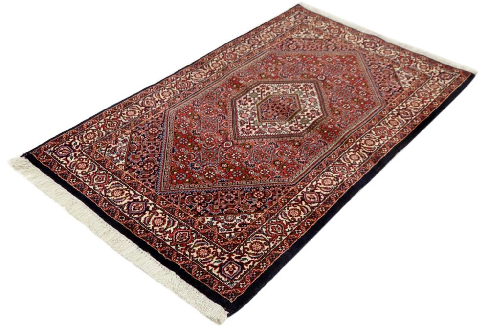 Persisk teppe - Bijar - 136 x 82 cm - rust
