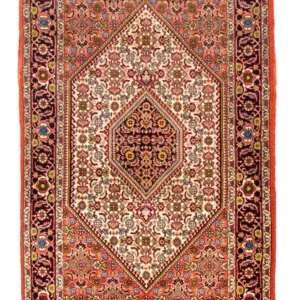 Persisk teppe - Bijar - 140 x 88 cm - rød