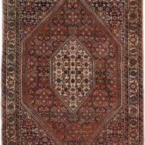 Persisk teppe - Bijar - 140 x 90 cm - mørk beige