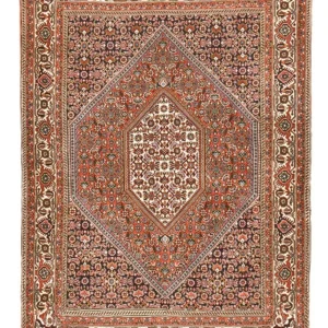 Persisk teppe - Bijar - 154 x 108 cm - rust