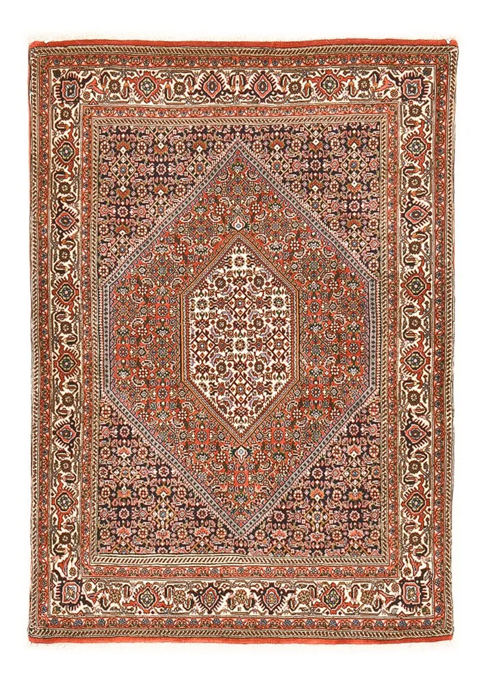 Persisk teppe - Bijar - 154 x 108 cm - rust
