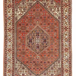 Persisk teppe - Bijar - 162 x 106 cm - rosa