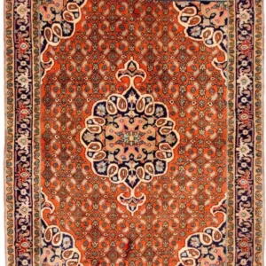 Persisk teppe - Bijar - 165 x 120 cm - oransje